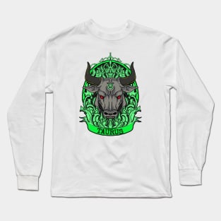 zodiac signs taurus by kuh Long Sleeve T-Shirt